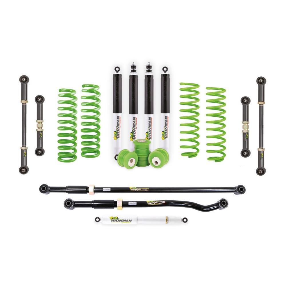 Комплект подвески Ironman Nissan Patrol Y60 амортизаторы Foam Cell масляные нагрузка до 200 кг лифт 4''