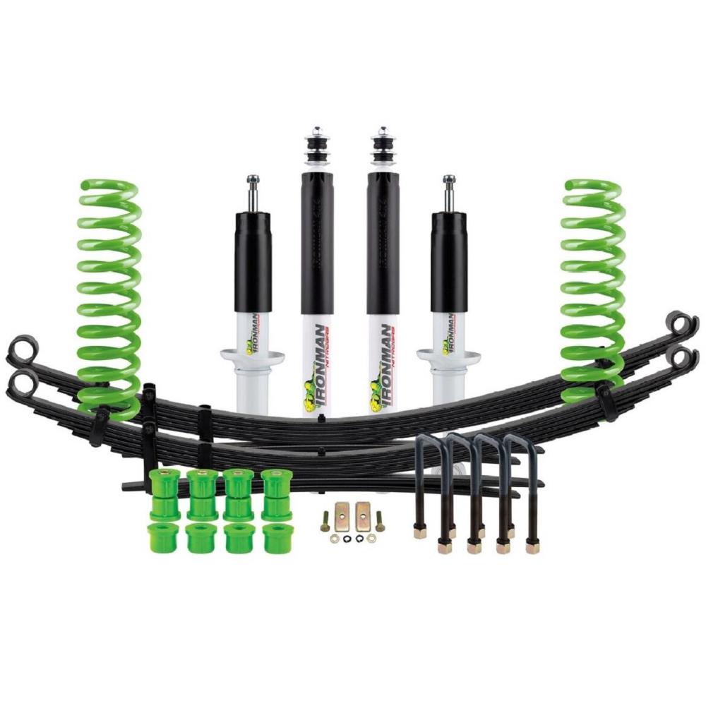 Комплект подвески Ironman Toyota Hilux Vigo 2005-2015 амортизаторы Nitro Gas газовые нагрузка перед до 110 кг зад 400kg - GVM кг лифт 40 мм