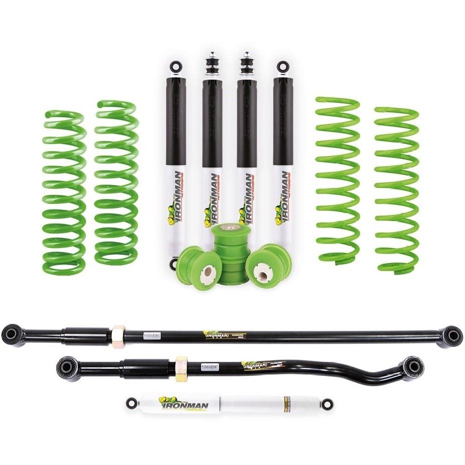 Комплект подвески Ironman Toyota Land Cruiser 105 амортизаторы Foam Cell масляные нагрузка до 200 кг лифт 50 мм