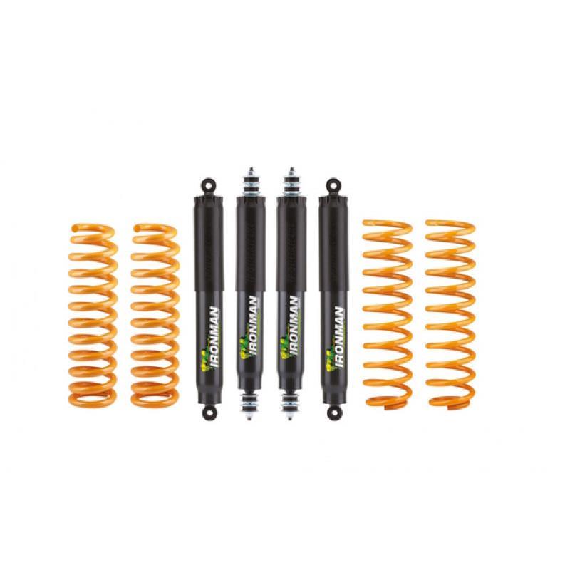 Комплект подвески Ironman Toyota Land Cruiser 105 амортизаторы Foam Cell Pro усиленные масляные нагрузка до 400 кг лифт 50 мм