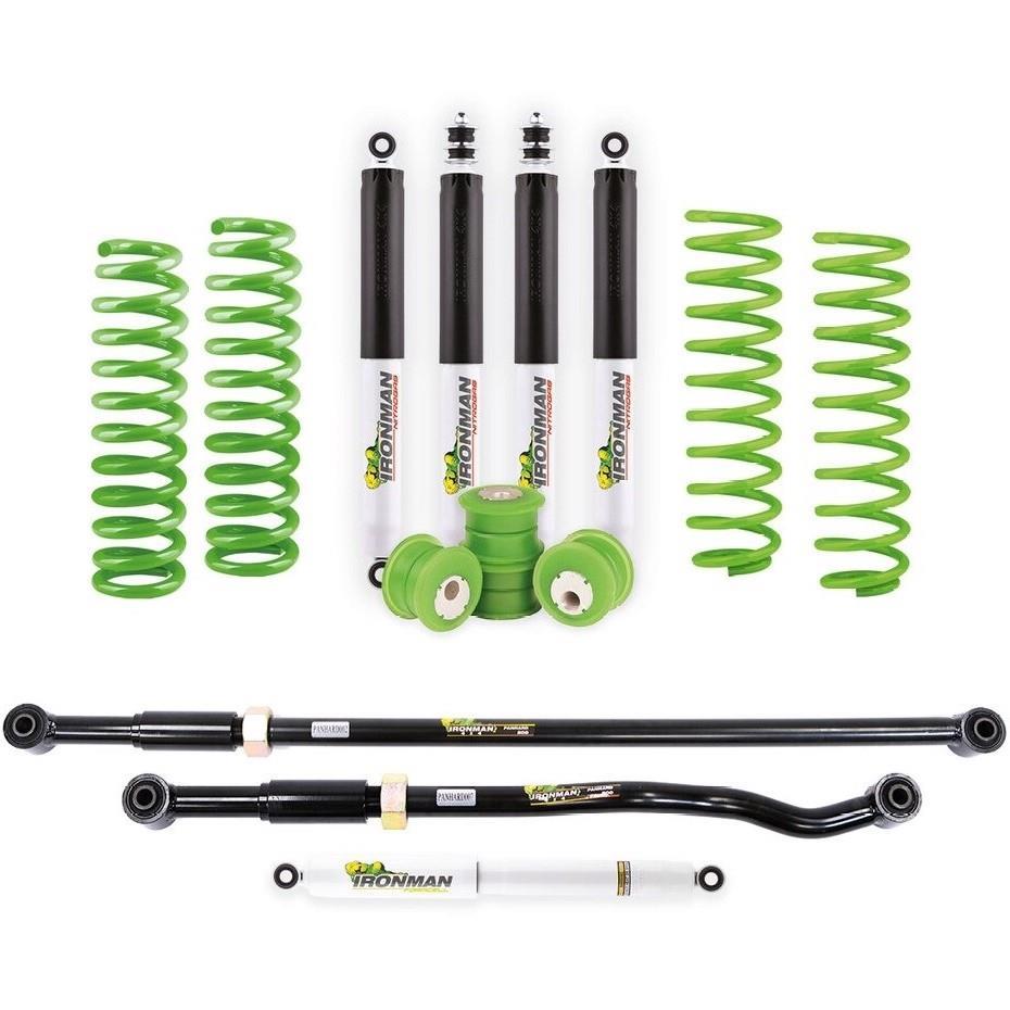 Комплект подвески Ironman Toyota Land Cruiser 80/105 амортизаторы Foam Cell Pro усиленные масляные нагрузка перед до 50 кг зад до 200 кг лифт 50 мм