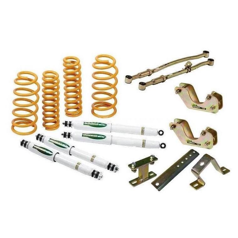 Комплект подвески Ironman Toyota Land Cruiser 80 амортизаторы Foam Cell масляные нагрузка перед до 100 кг зад 300-500 кг лифт 150 мм