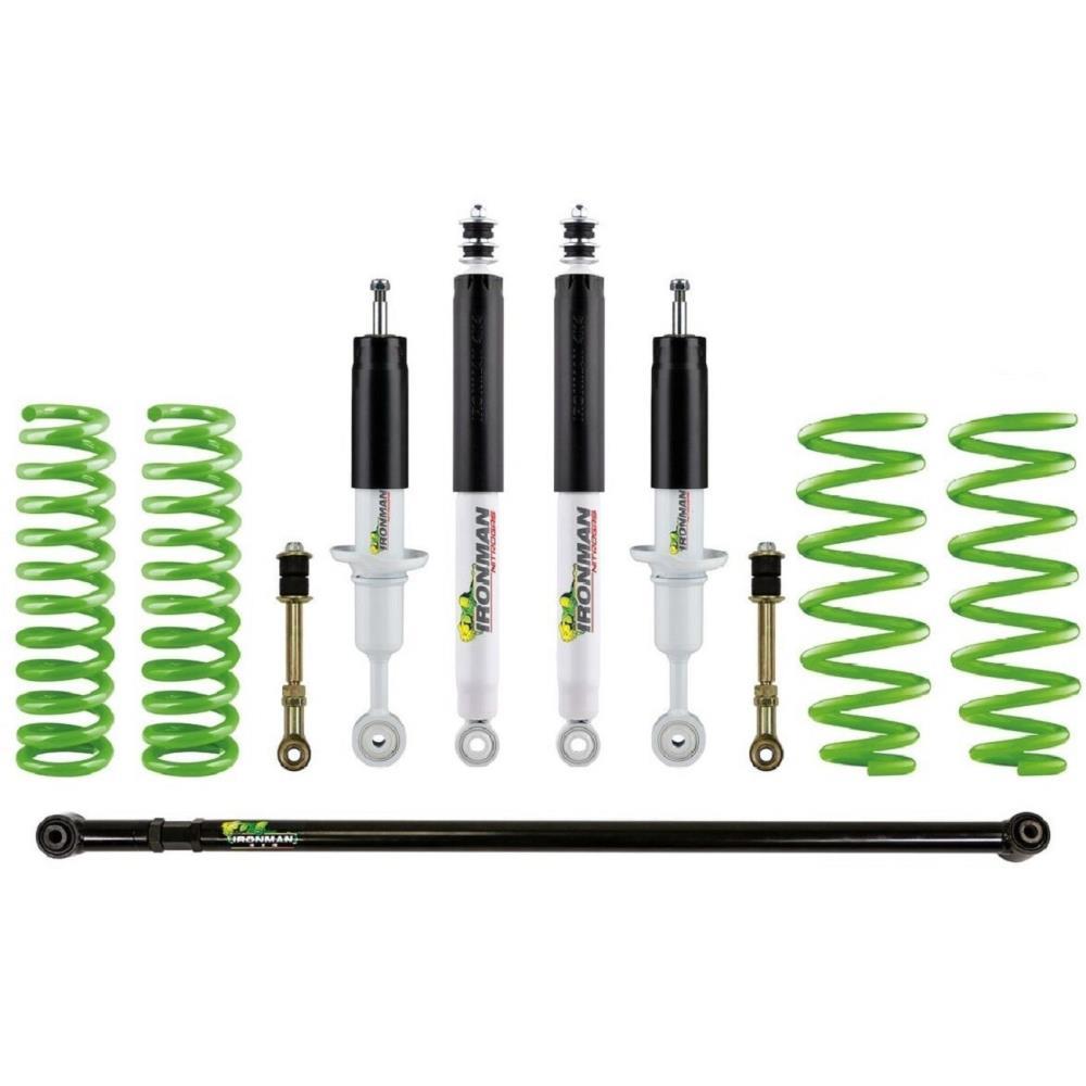 Комплект подвески Ironman Toyota Land Cruiser Prado 120 LWB амортизаторы Foam Cell масляные нагрузка до 300 кг лифт 45 мм