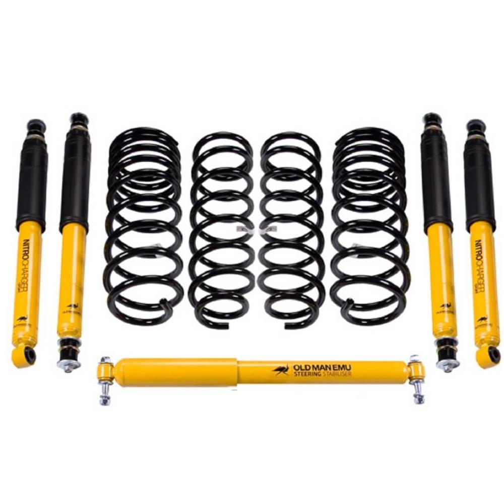 Комплект подвески Old Man Emu OME Toyota Land Cruiser 105 амортизаторы Nitrocharger Sport нагрузка до 400 кг лифт 75 мм