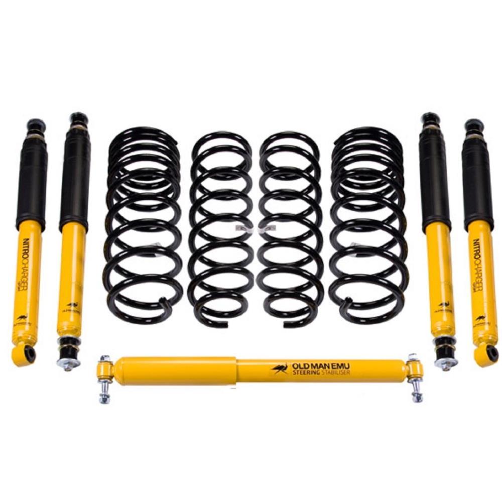 Комплект подвески Old Man Emu OME Toyota Land Cruiser 80/105 амортизаторы Nitrocharger Sport нагрузка до 400 кг лифт 75 мм