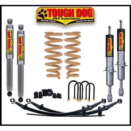 Комплект подвески Tough Dog Mitsubishi L200 New 2005-2015 амортизаторы масляные нагрузка 300+ кг лифт 25 мм