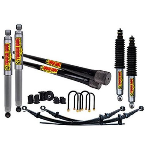 Комплект подвески Tough Dog Mitsubishi Pajero 1 рессоры до 1991 амортизаторы Foam Cell масляные нагрузка 300+ кг лифт 40 мм