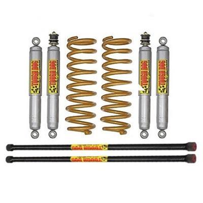 Комплект подвески Tough Dog Mitsubishi Pajero Sport рессорный амортизаторы масляные нагрузка 300+ кг лифт 35 мм