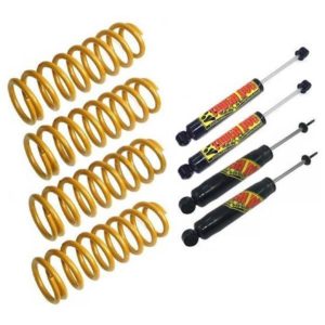 Комплект подвески Tough Dog Suzuki Jimny амортизаторы газовые нагрузка до 300 кг лифт 40 мм