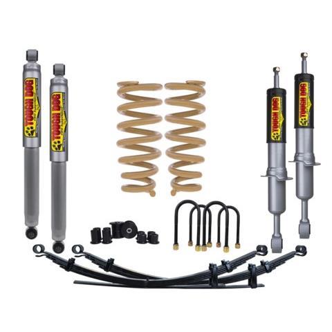 Комплект подвески Tough Dog Toyota Hilux 1988-1997 амортизаторы Foam Cell масляные нагрузка от 300 кг лифт 50 мм