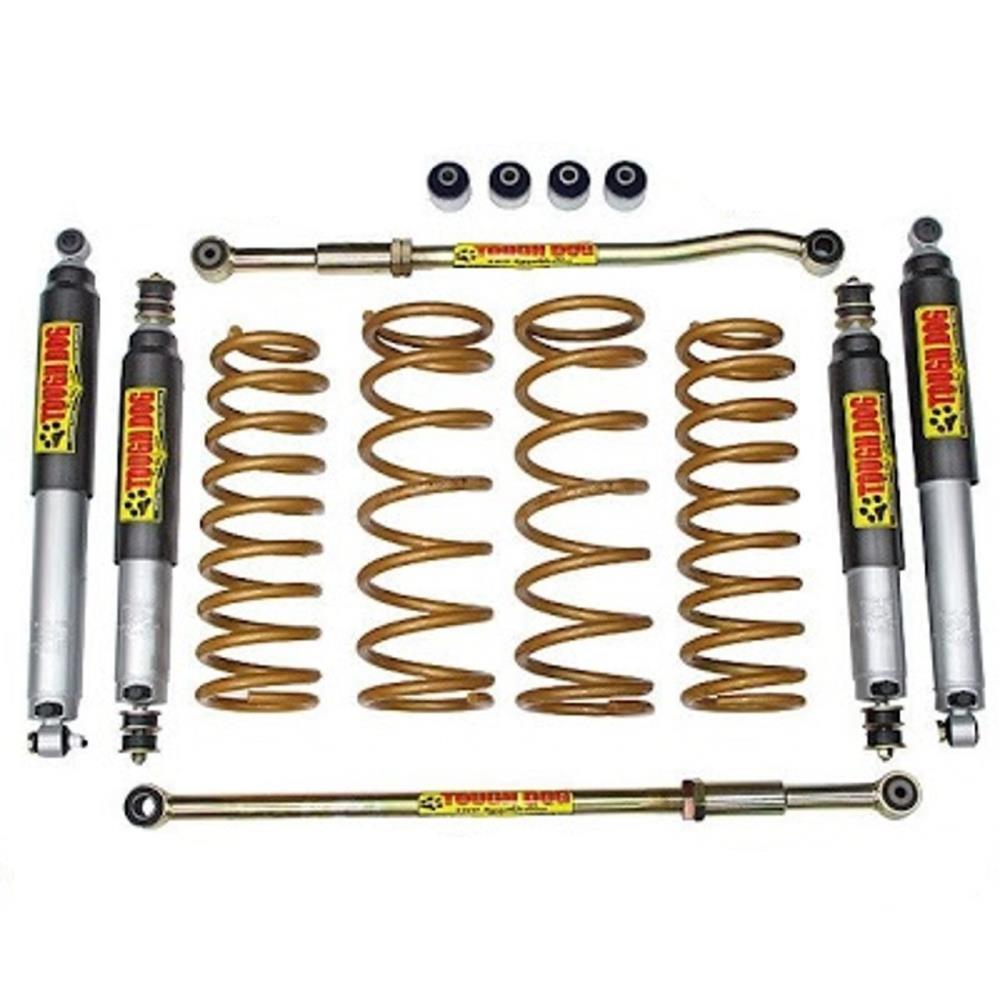 Комплект подвески Tough Dog Toyota Land Cruiser 80/105 амортизаторы RALPH Foam Cell масляные нагрузка перед 50 кг зад до 300 кг лифт 50 мм
