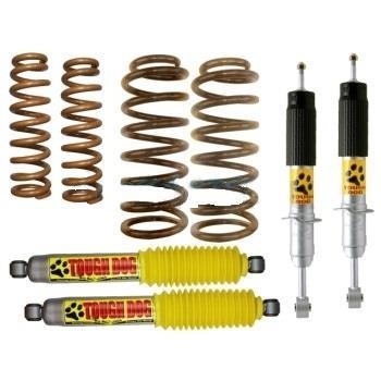 Комплект подвески Tough Dog Toyota Land Cruiser Prado 90 амортизаторы масляные нагрузка перед 110 кг зад 300+ кг лифт 40 мм