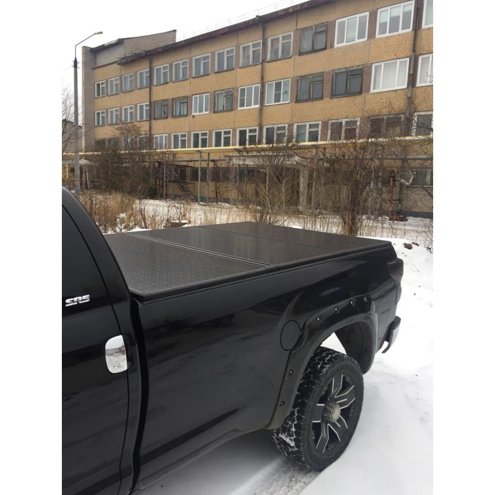 Крышка кузова трехсекционная алюминиевая Toyota Tundra Double Cab Long Bed 2007+ 8 ft.