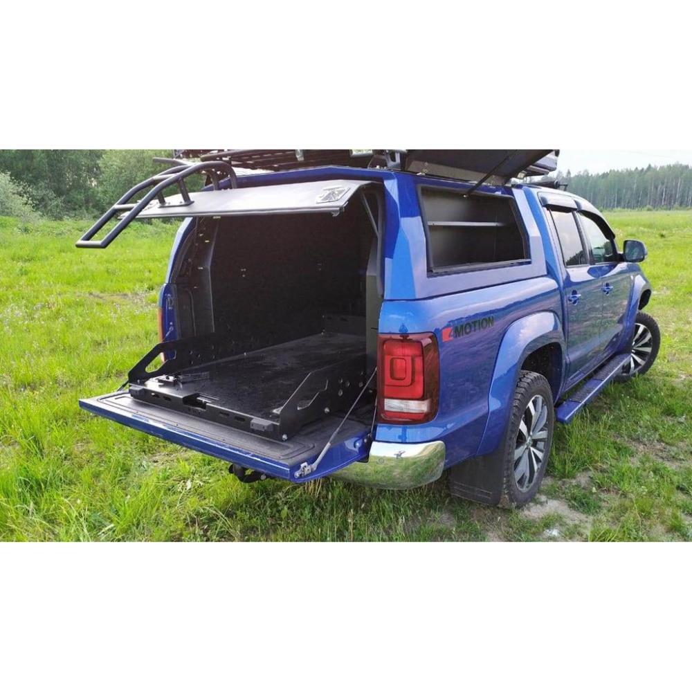 Кунг экспедиционный V-го поколения алюминиевый крышенный в цвет кузова - Volkswagen Amarok