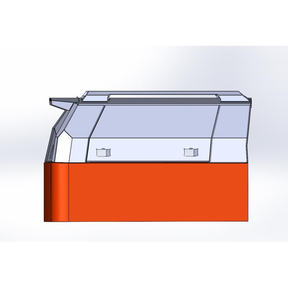 Кунг экспедиционный V-го поколения алюминиевый крышенный в цвет кузова - Volkswagen Amarok