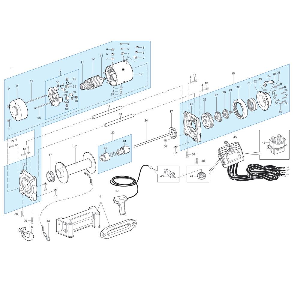 Лебедка электрическая СТОКРАТ SD9.5
