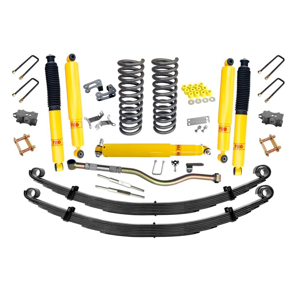 ≡ Лифт-комплект РИФ УАЗ Патриот 100 мм жесткий (постоянная нагрузка ...