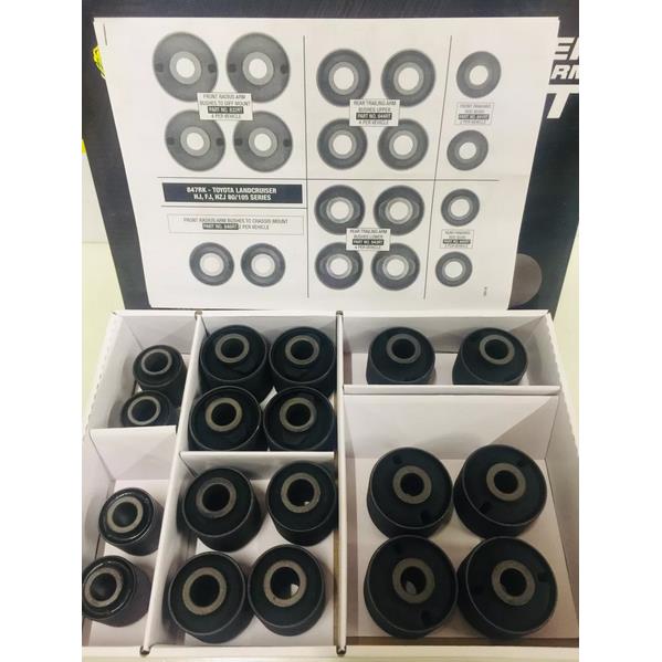 Набор сайлентблоков для продольных рычагов и панар Toyota Land Сruiser 80/105