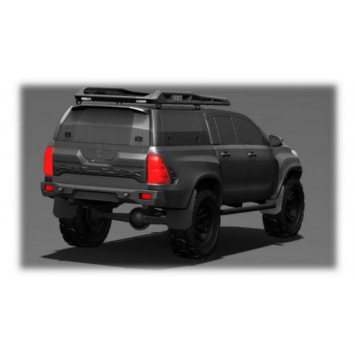 Накладка на задний борт Toyota Hilux