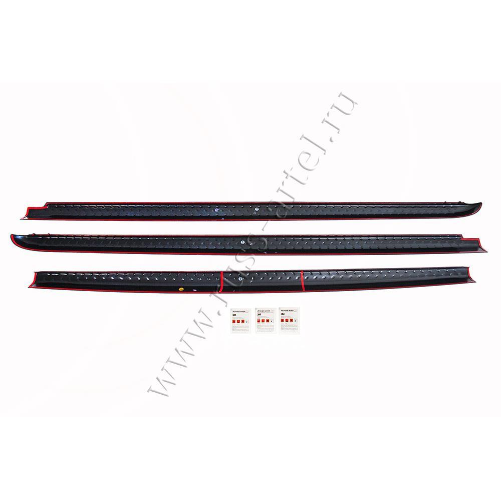 Накладки на борта Mitsubishi L200 (на боковые борта и задний откидной борт) 2014-2015 г.