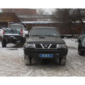 Передний силовой бампер без кенгурина "Спорт" - Nissan NP-300. Арт. 17017