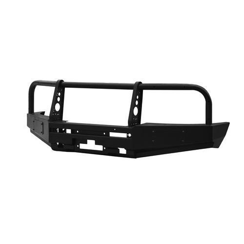 Передний силовой бампер Mitsubishi L200 2006+ с вертикальной площадкой лебёдки OJ