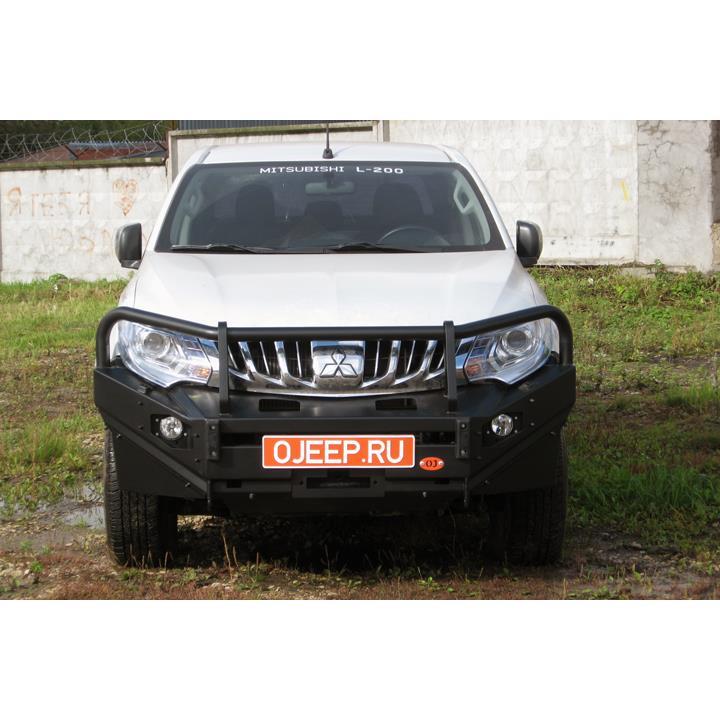 Передний силовой бампер OJ серии Трофи на Mitsubishi L200 V