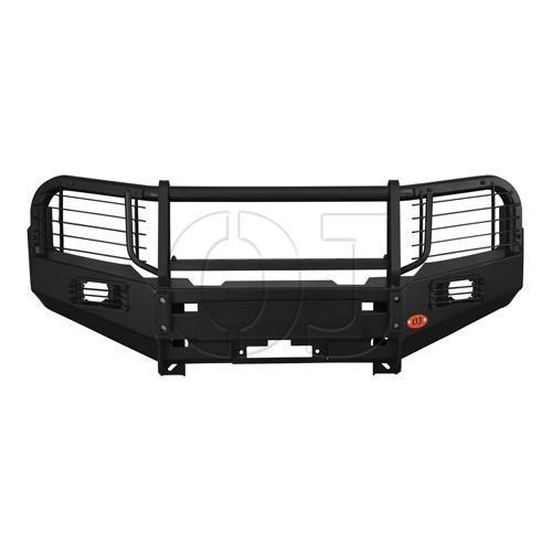 Передний силовой бампер OJ серии Трофи с вертикальной площадкой лебёдки Nissan Navara