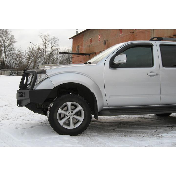 Передний силовой бампер OJ серии Трофи с защитными дугами Nissan Navara