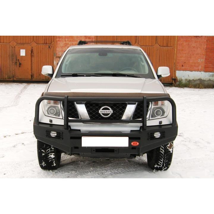 Передний силовой бампер OJ серии Трофи с защитными дугами Nissan Navara