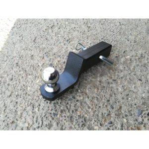 Переходник фаркопа в квадрат 50x50 стандартный (шар хром 50мм.)