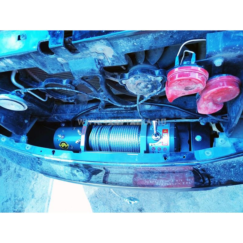 Площадка под лебедку в штатный бампер УАЗ Патриот после 2015 года