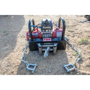 Площадка съемная РИФ для переносной лебёдки на цепях