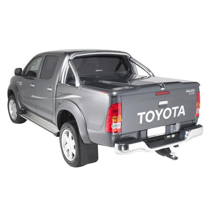 Подъемная крышка TopUp с дугами Toyota Hilux VIII Revo (в грунте) (2015+)
