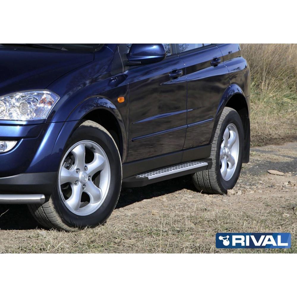 Порог-площадка "Bmw-Style" D173AL + комплект крепежа