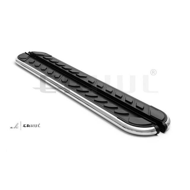 Пороги алюминиевые MAYDOS V-1 FORD RANGER 2012 -