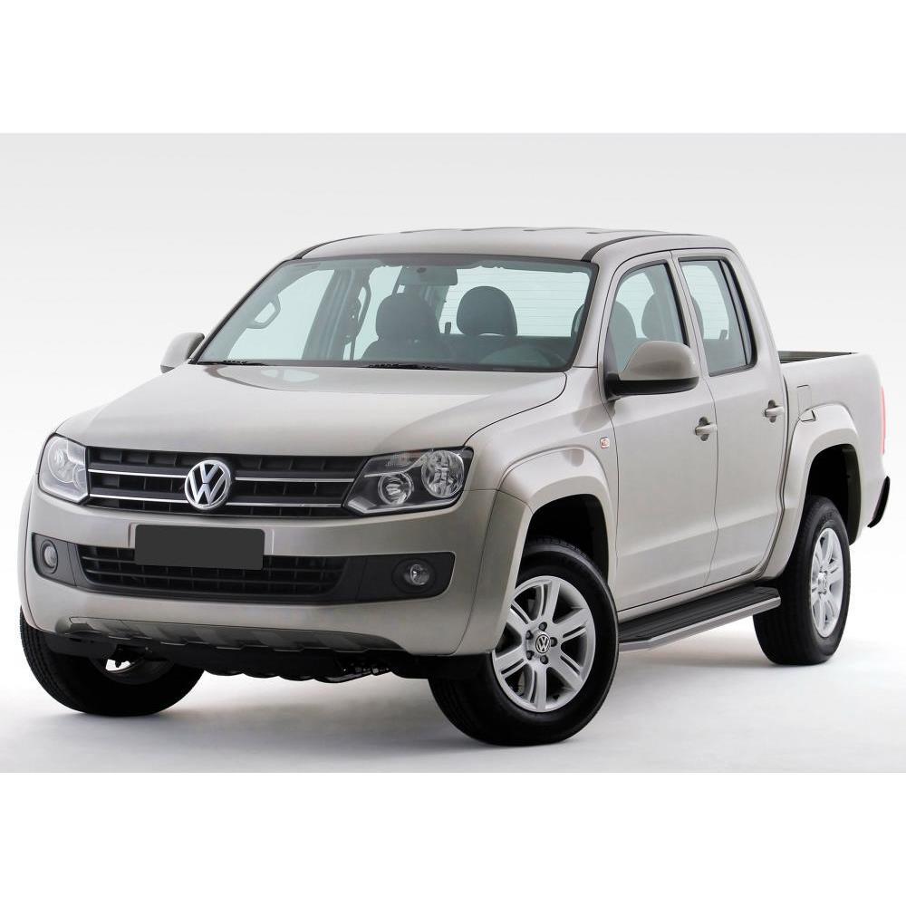 Пороги алюминиевые Rival Premium для Volkswagen Amarok 2010-2015