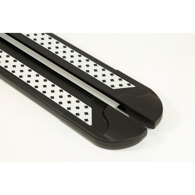 Пороги алюминиевые VISION BLACK FORD RANGER 2007-2012