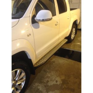 Пороги РИФ силовые VW Amarok до 2012 лифт 40 мм