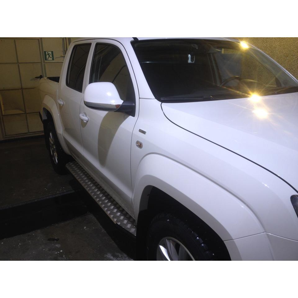 Пороги РИФ силовые VW Amarok до 2012 лифт 40 мм