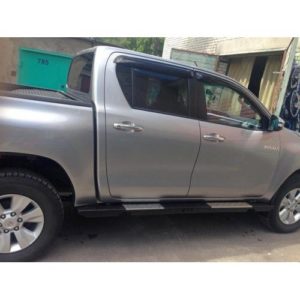 Пороги силовые алюминиевые II поколения - Toyota HILUX (с 2015г.в.).
