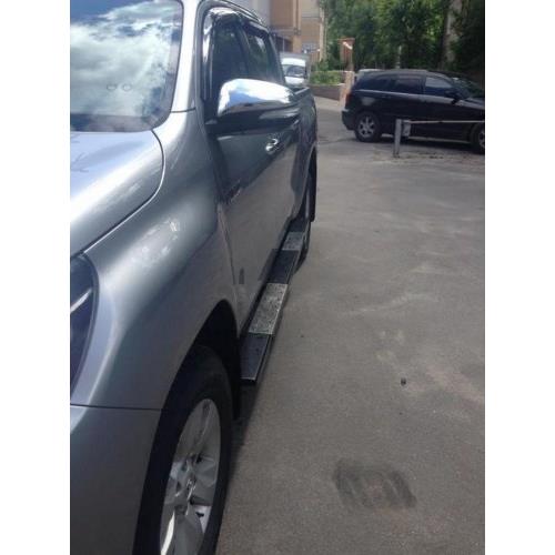 Пороги силовые алюминиевые II поколения - Toyota HILUX (с 2015г.в.).