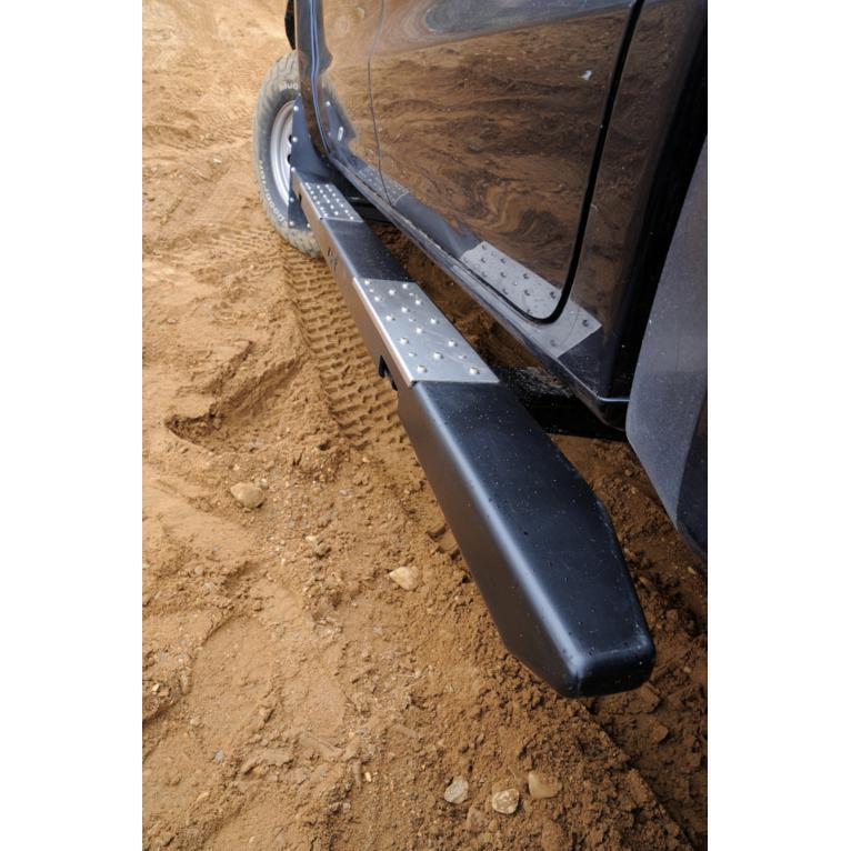 Пороги силовые алюминиевые KDT VOLKSWAGEN Amarok 2010-2016