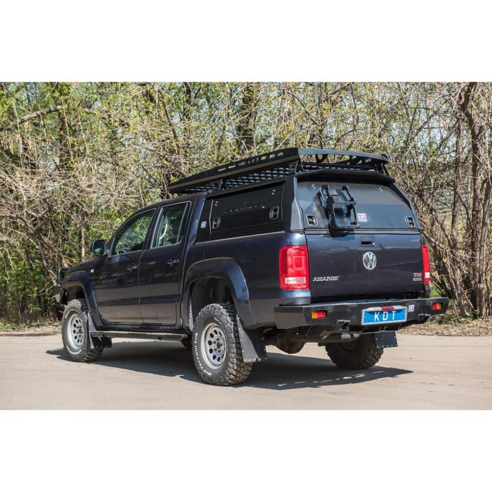 Пороги силовые алюминиевые KDT VOLKSWAGEN Amarok 2010-2016
