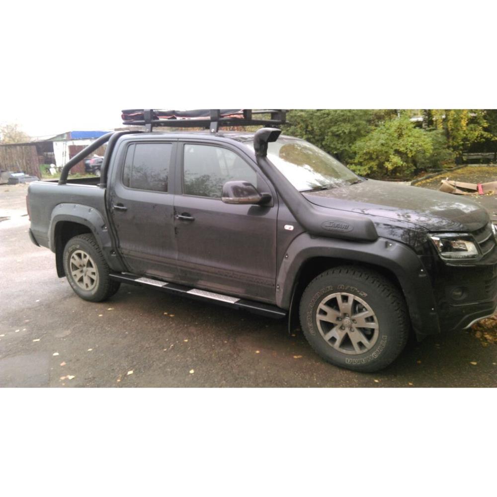 Пороги силовые алюминиевые KDT VOLKSWAGEN Amarok 2010-2016