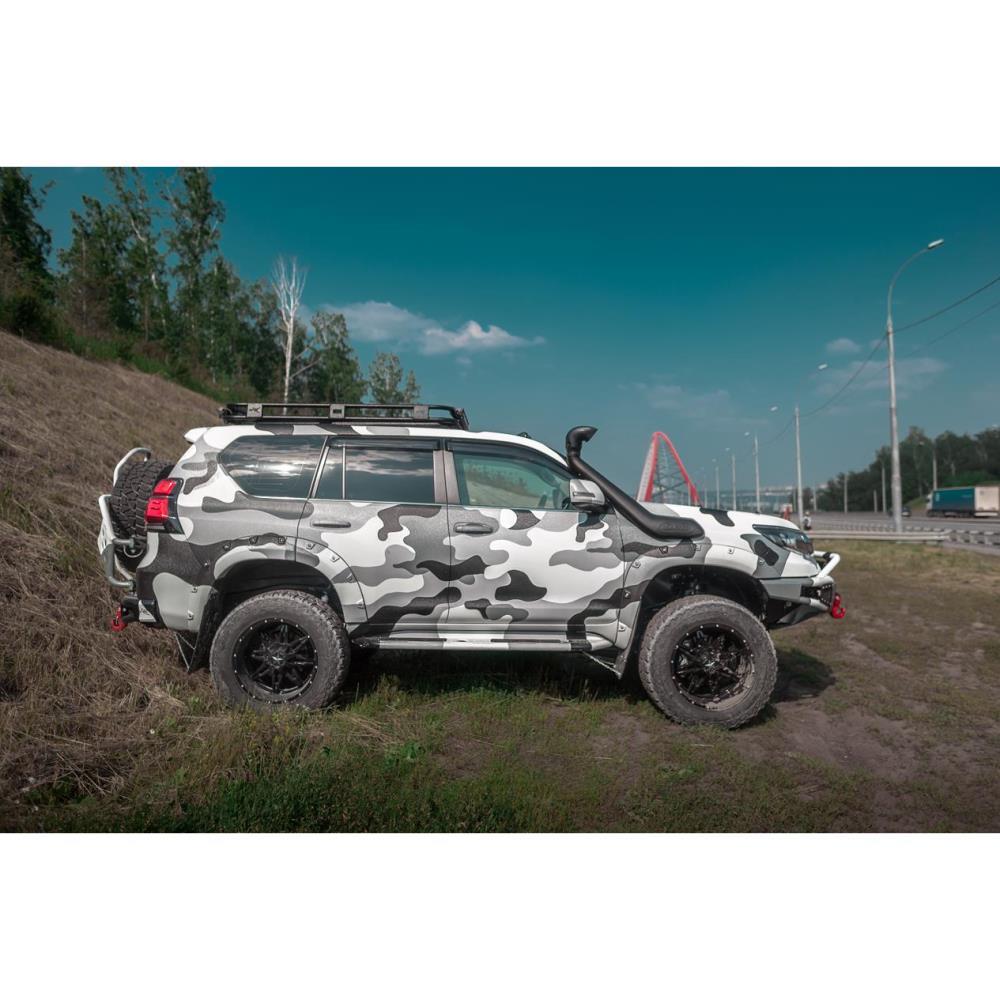 Пороги силовые BMS ALFA для Тойота Прадо 150 2009-2020