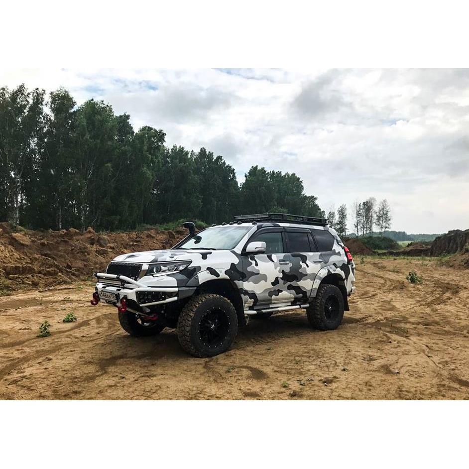 Пороги силовые BMS ALFA для Тойота Прадо 150 2009-2020