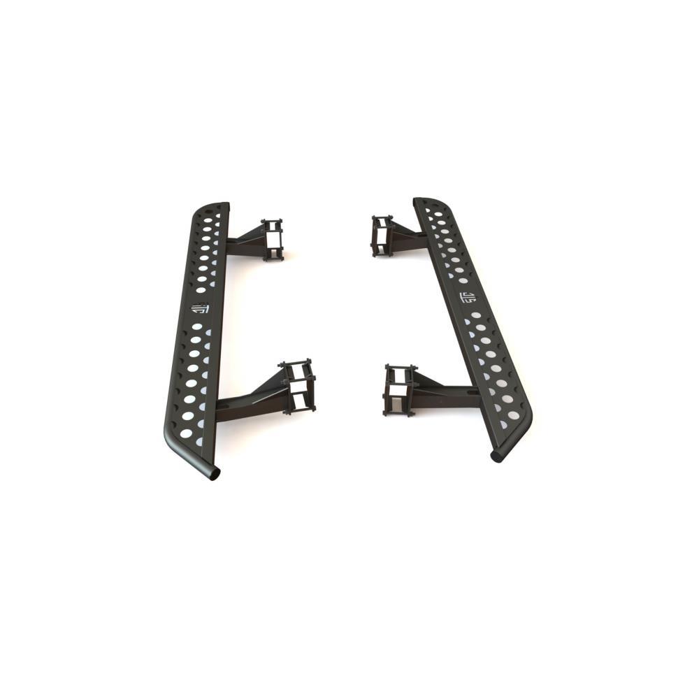 Пороги силовые STC Mitsubishi L200 2006-2015 цельная ступень