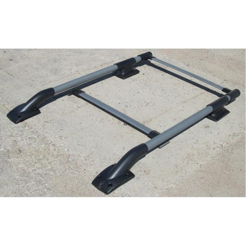 Рейлинги продольные+поперечные Powerful Nissan Navara D40