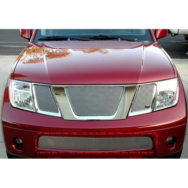 Решетка в бампер из оцинкованной стали с алюминиевым напылением